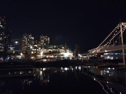 Nightime Toronto Skyline View 